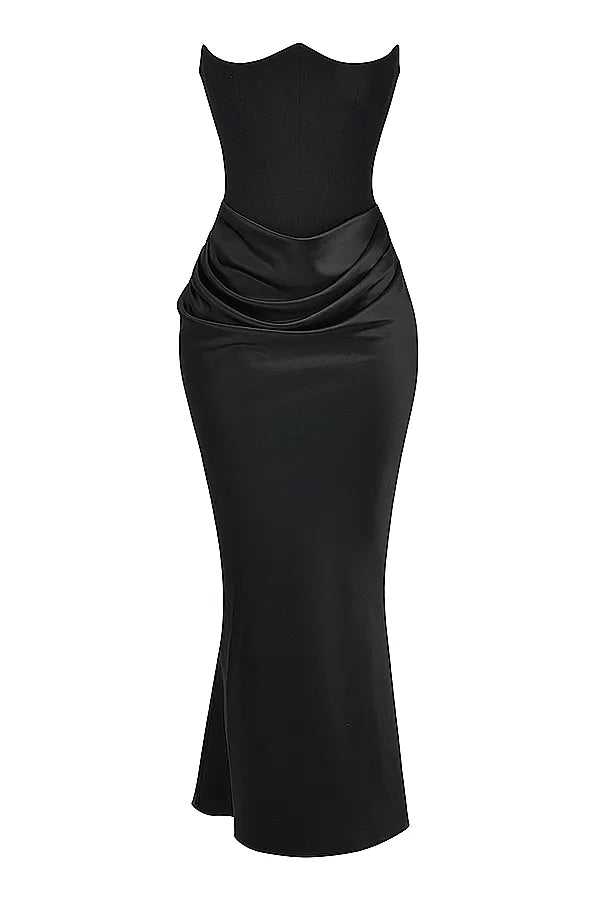 ASTORIA™ MAXI DRESS - BLACK