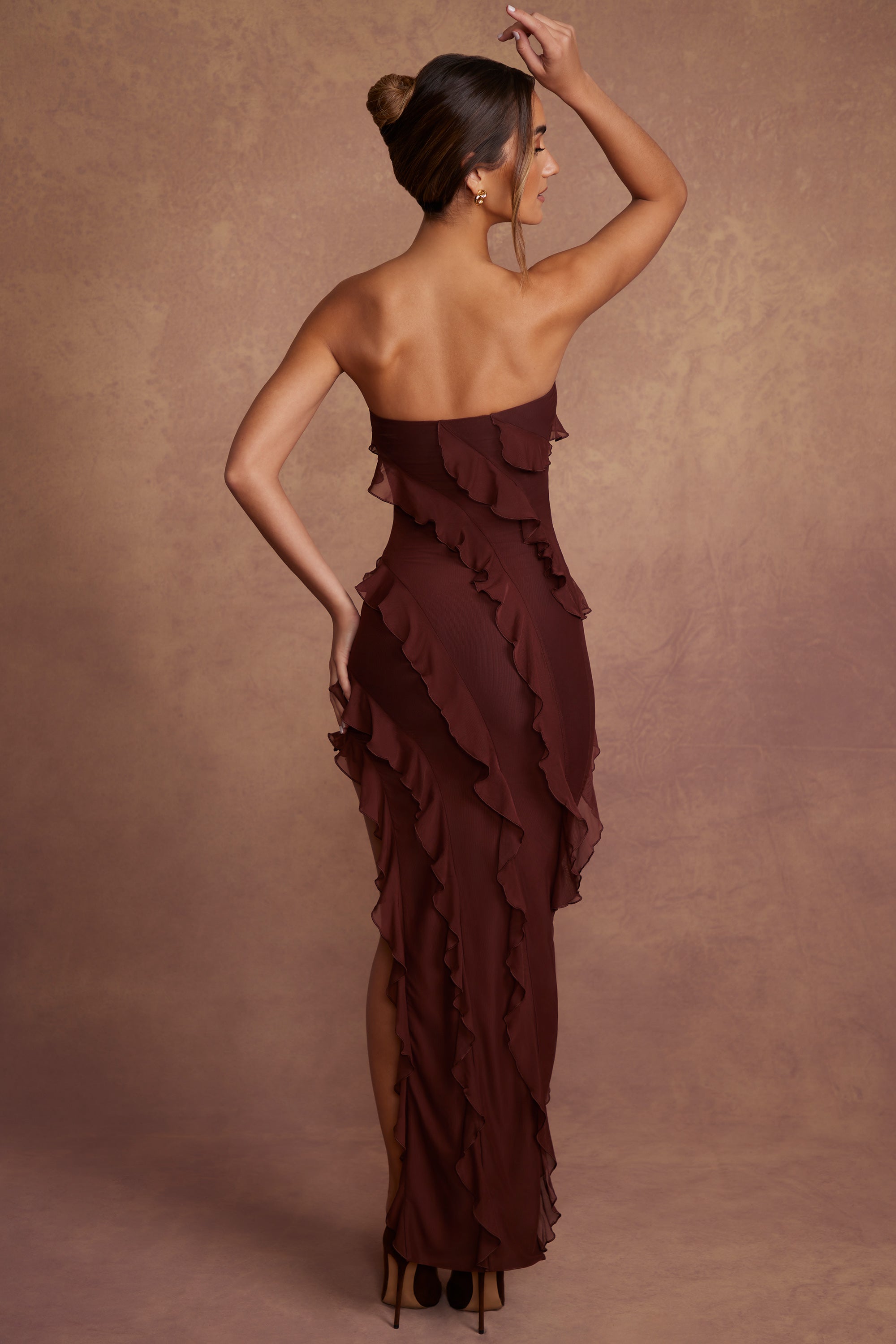 Fiorella™ Maxi Dress - Brown