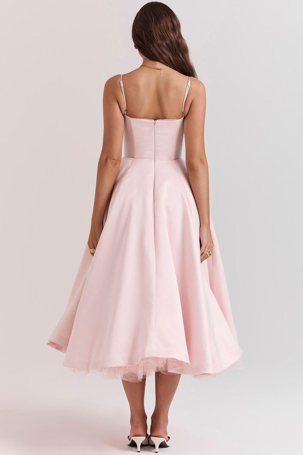 ELOVIA™ MIDI DRESS - BLUSH