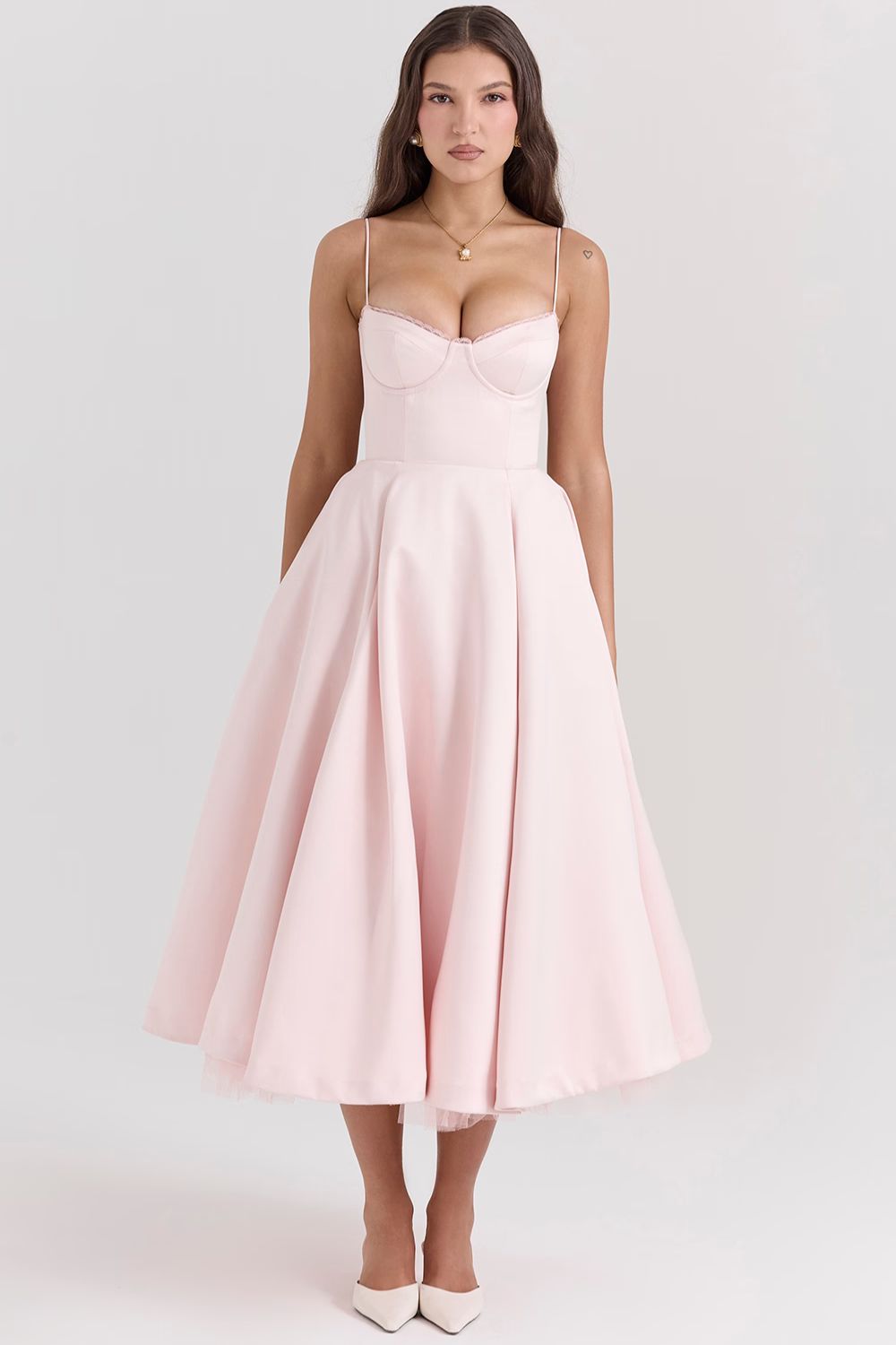 ELOVIA™ MIDI DRESS - BLUSH