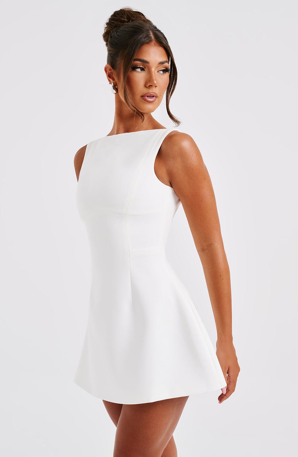 Solvienne™ Mini Dress - Ivory