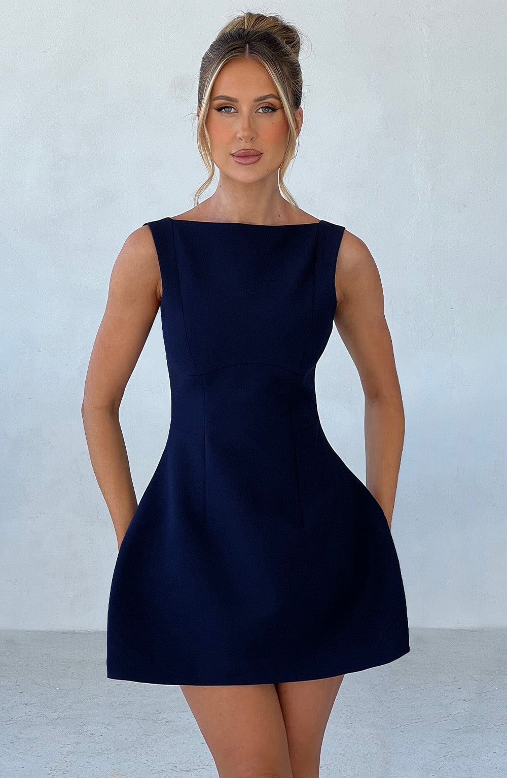 Alana™ Mini Dress - Navy