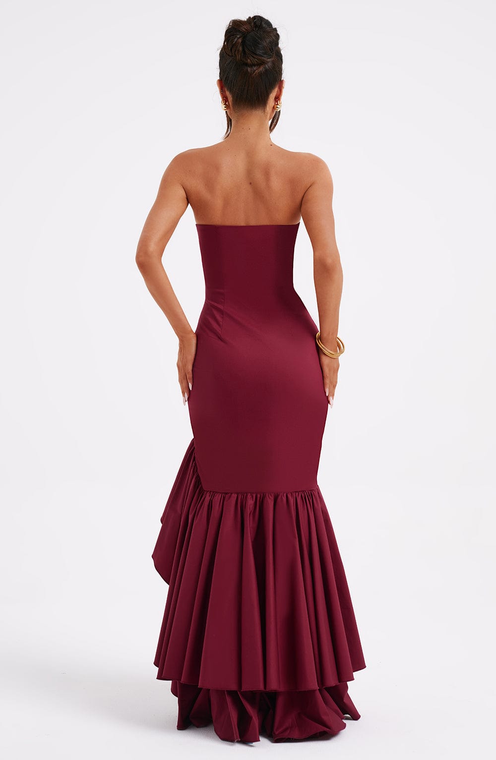 Vespera™ Maxi Dress - Burgundy