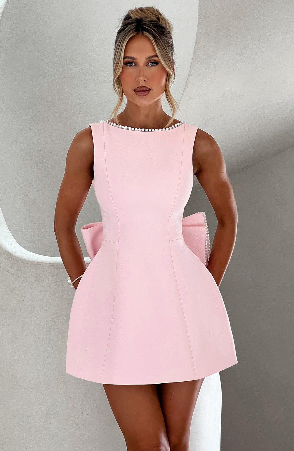 Selene™ Mini Dress - Blush