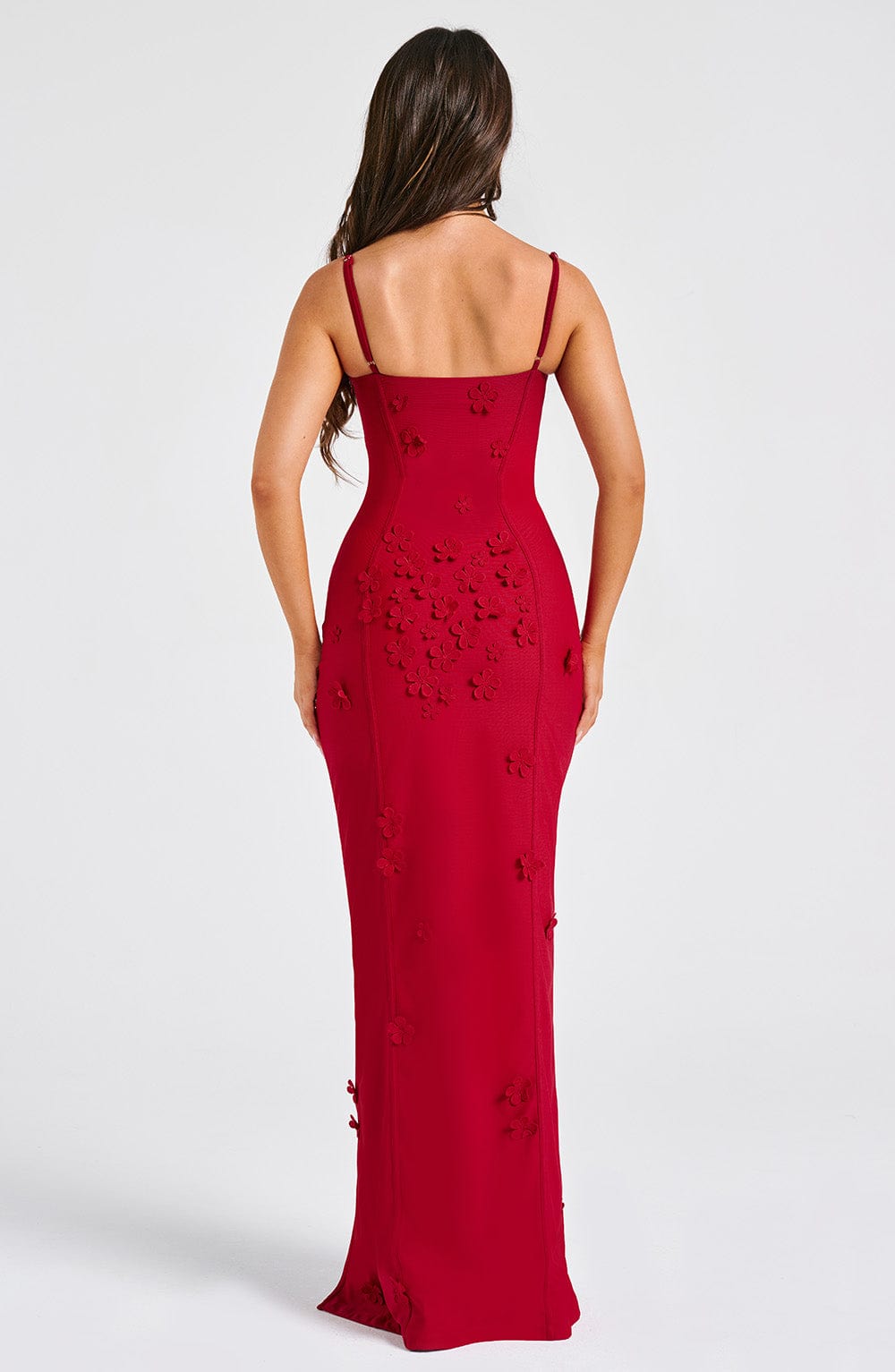 Roseline™ Maxi Dress - Red Lined