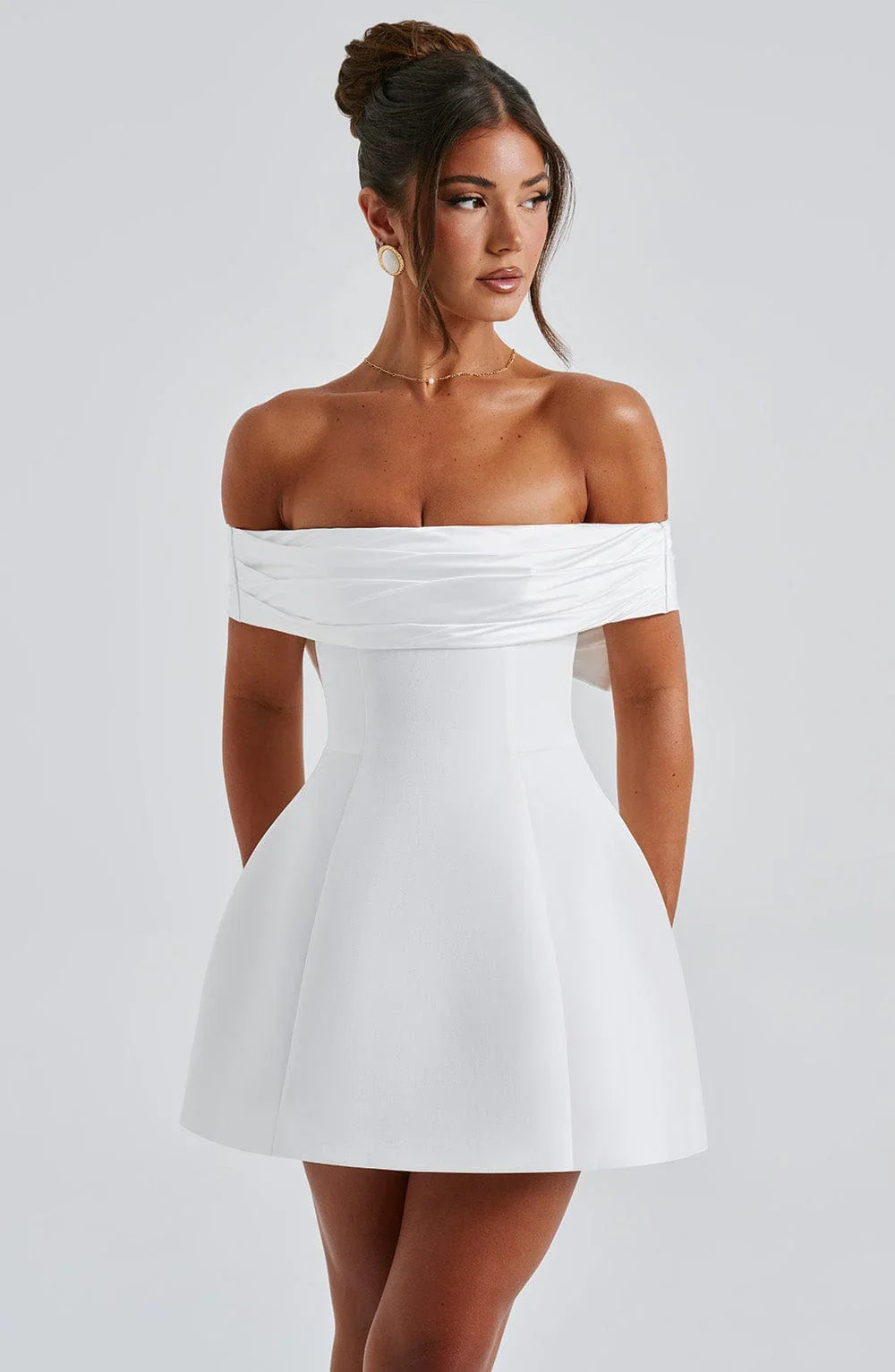 LÉORA™ MINI DRESS - IVORY