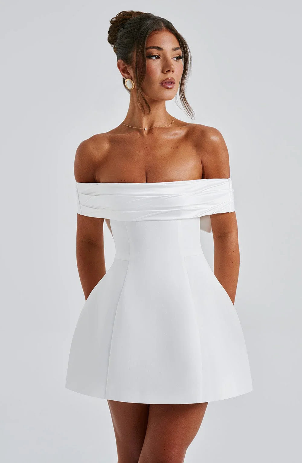 LÉORA™ MINI DRESS - IVORY