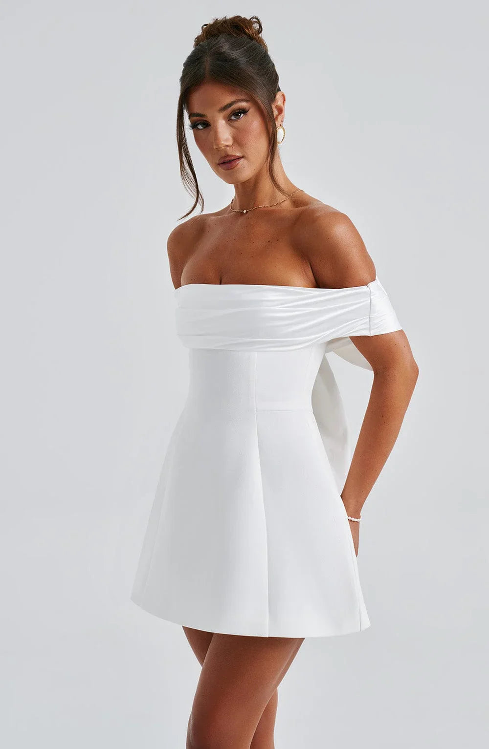 LÉORA™ MINI DRESS - IVORY