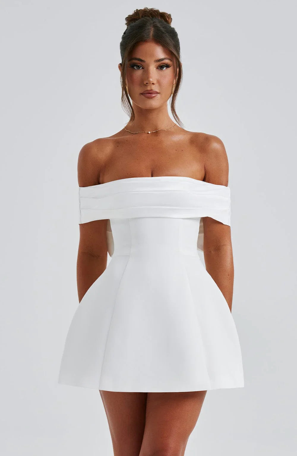 LÉORA™ MINI DRESS - IVORY