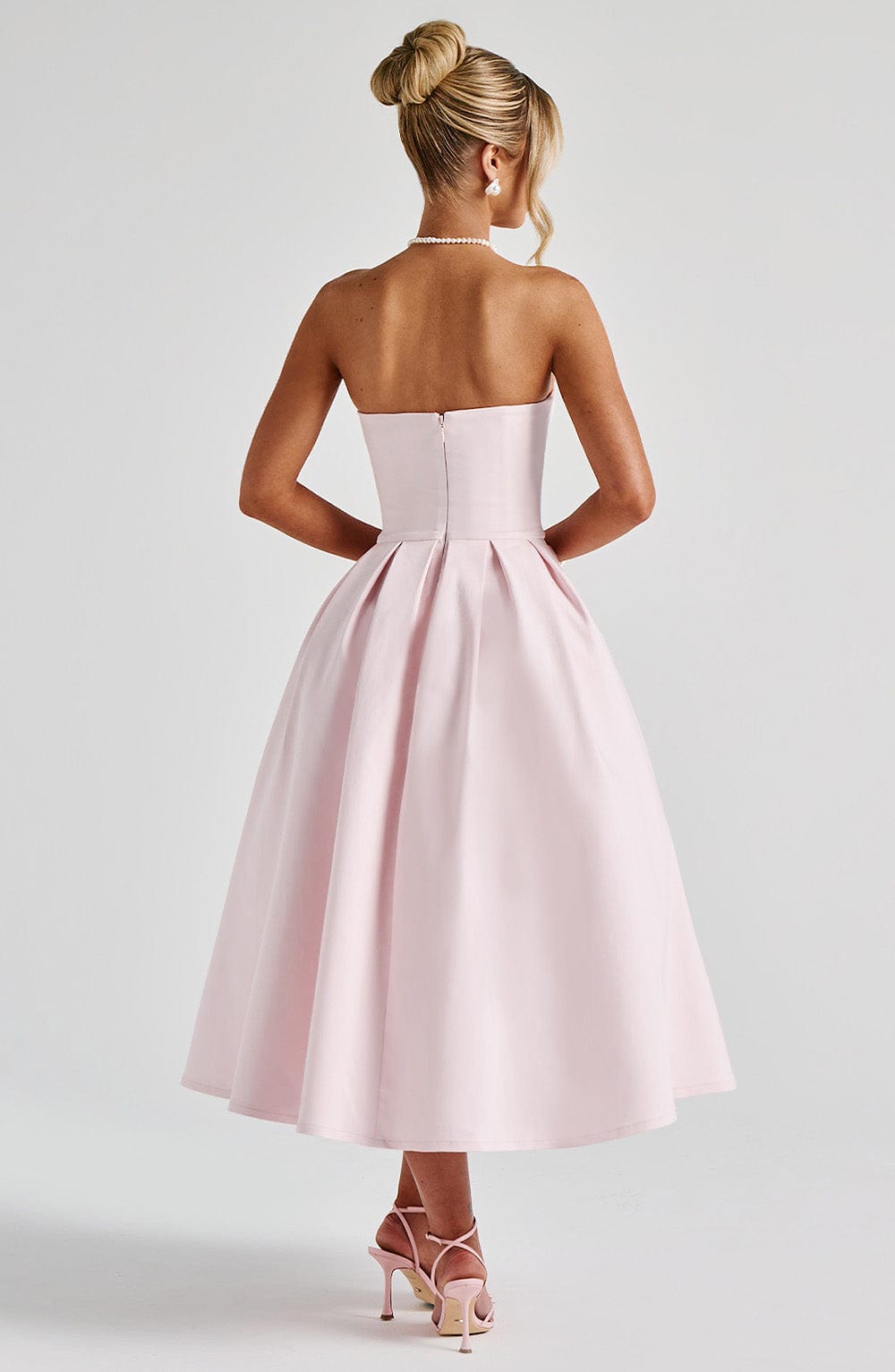 MONETTA™ Midi Dress - Blush