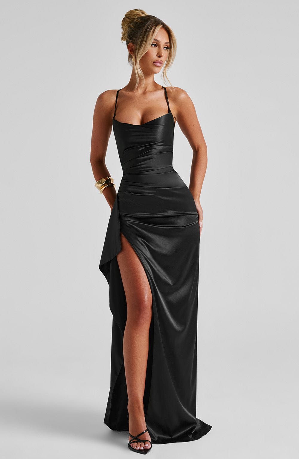 Zerelle™ Maxi Dress - Black