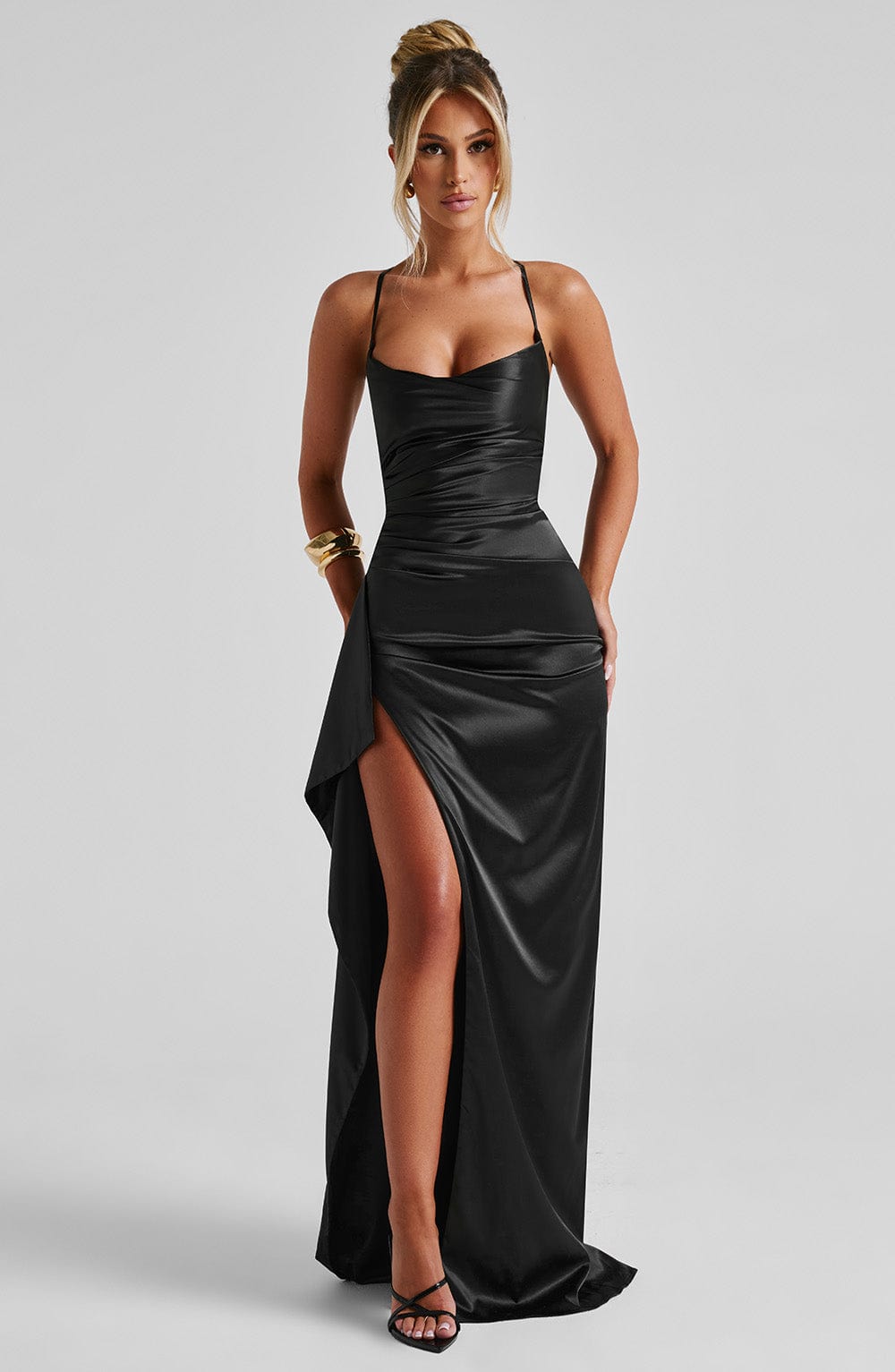 Zerelle™ Maxi Dress - Black