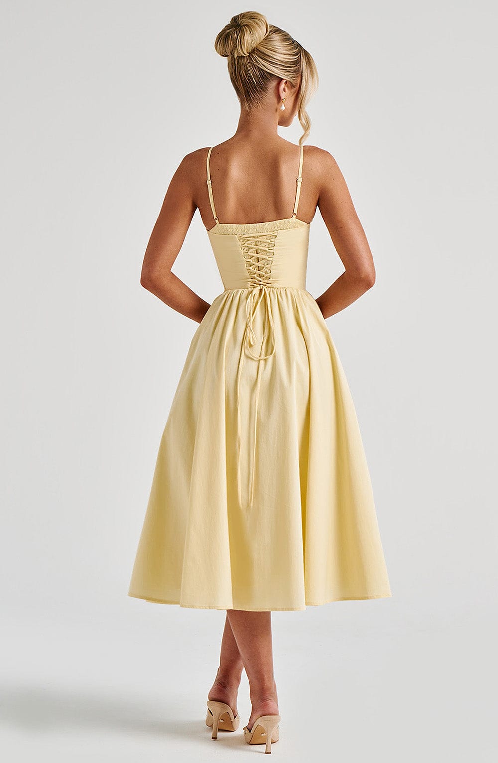 Solvienne™ Midi Dress - Lemon