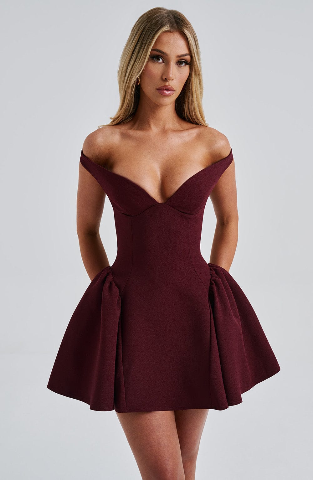 Vespera™ Mini Dress - Cherry Lacquer