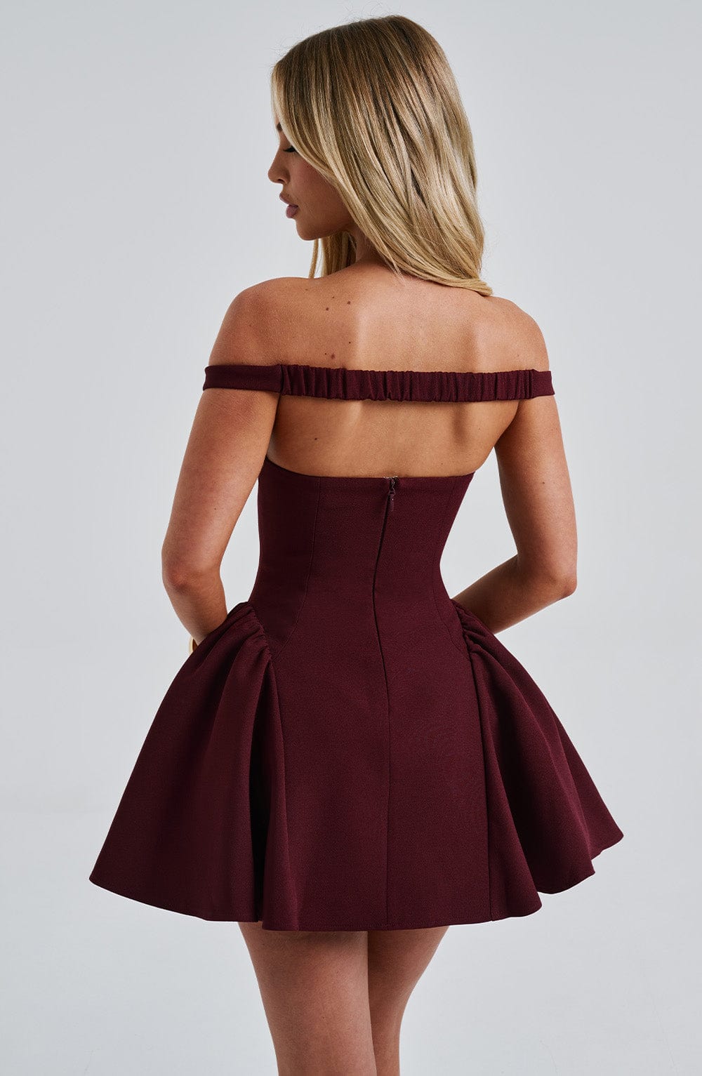 Vespera™ Mini Dress - Cherry Lacquer