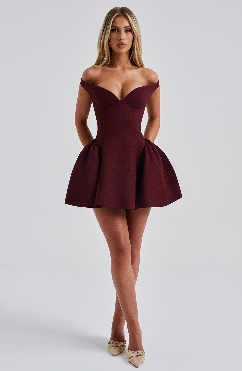 Vespera™ Mini Dress - Cherry Lacquer