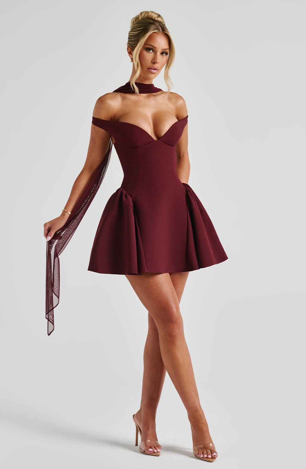 Vespera™ Mini Dress - Cherry Lacquer