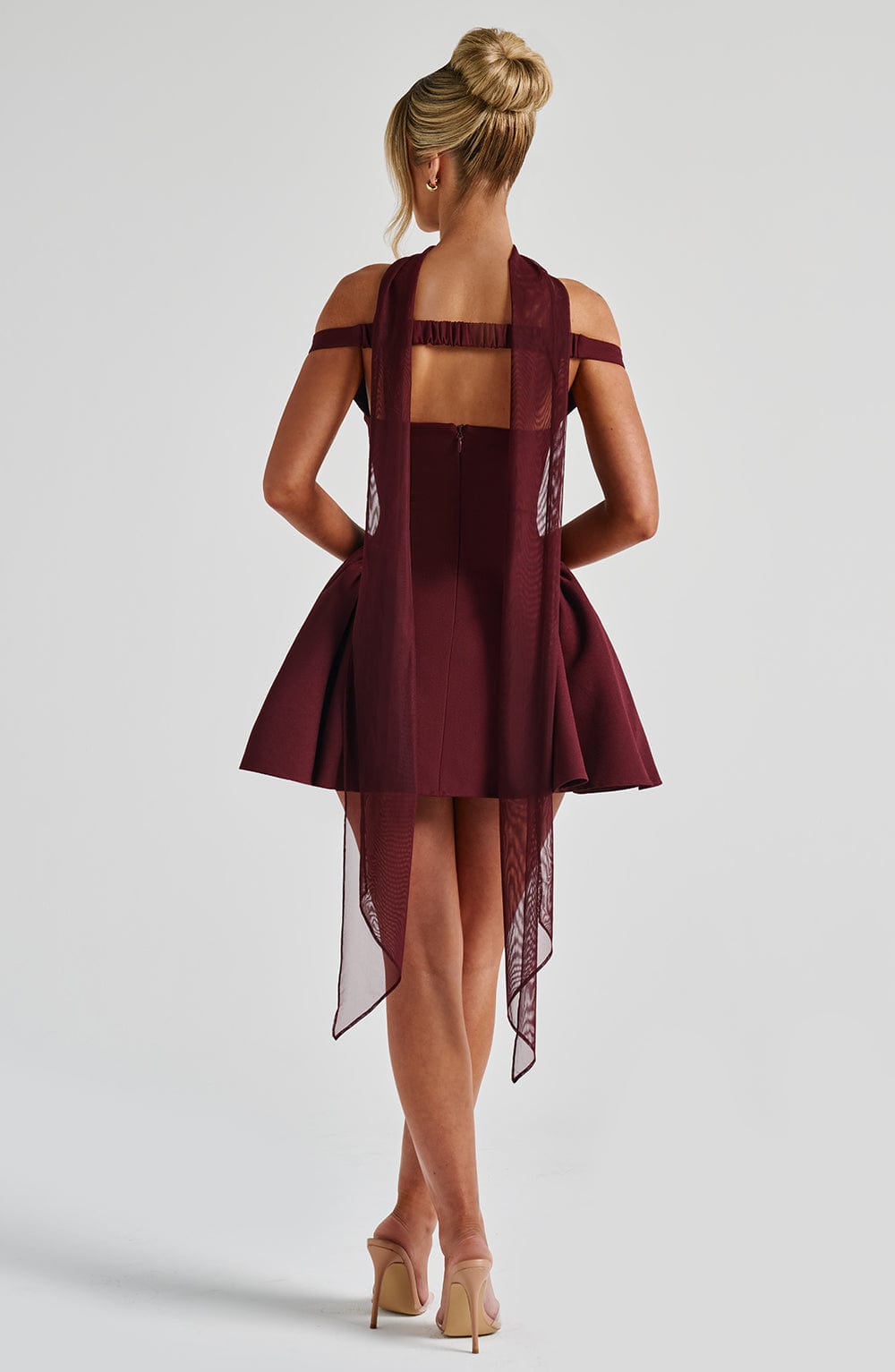 Vespera™ Mini Dress - Cherry Lacquer