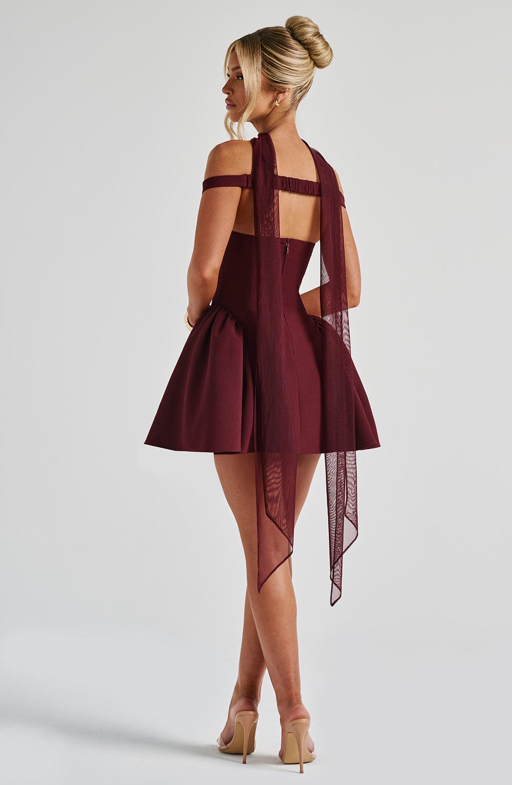 Vespera™ Mini Dress - Cherry Lacquer