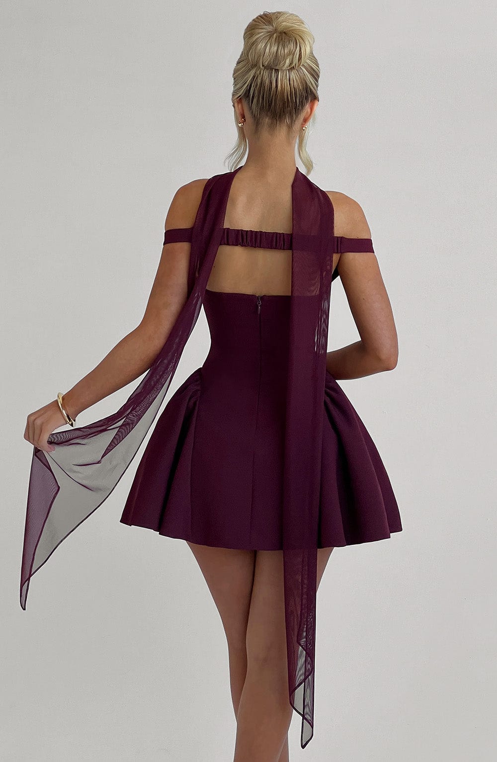 Vespera™ Mini Dress - Cherry Lacquer