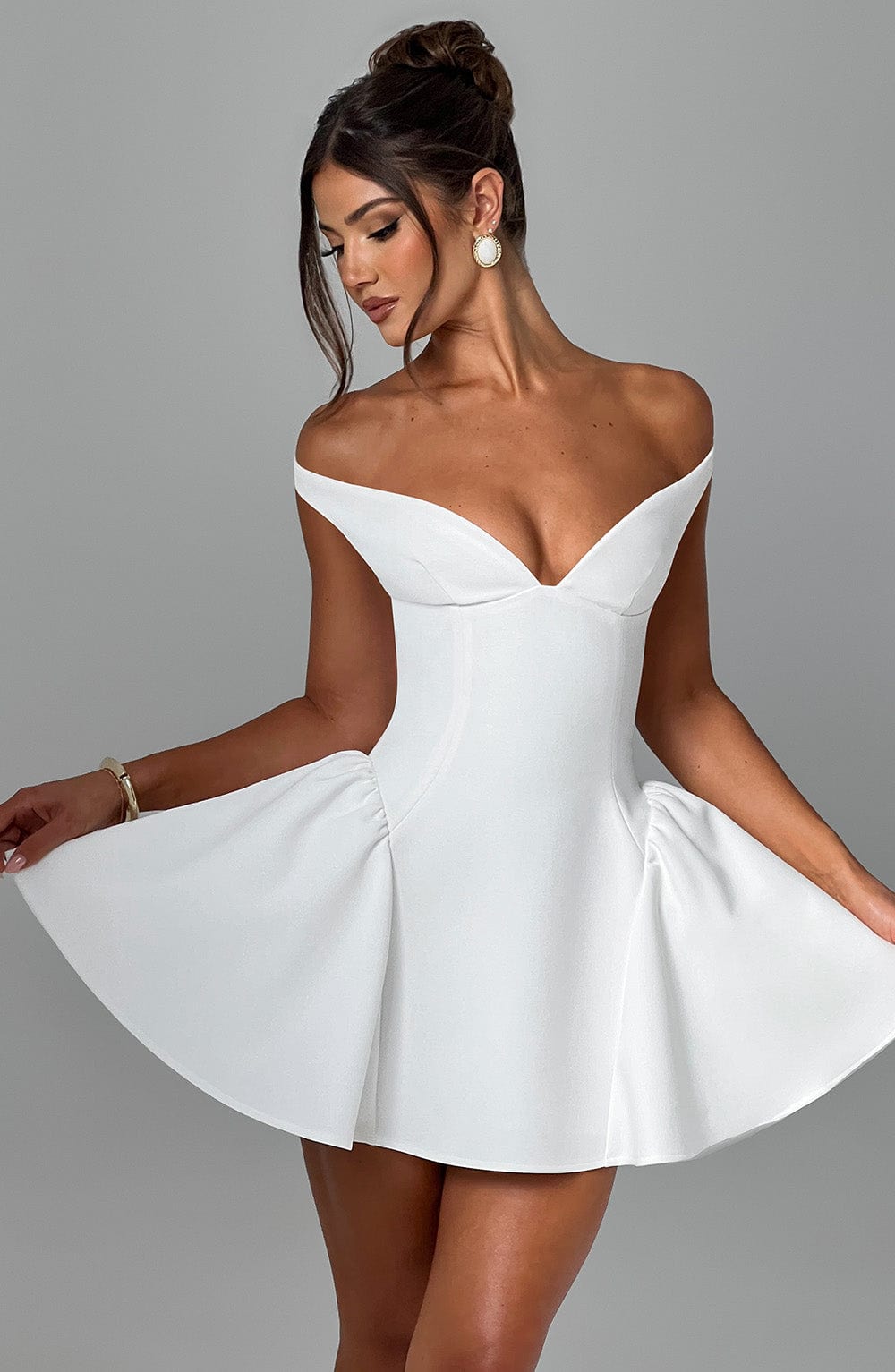 Liora™ Mini Dress - Ivory