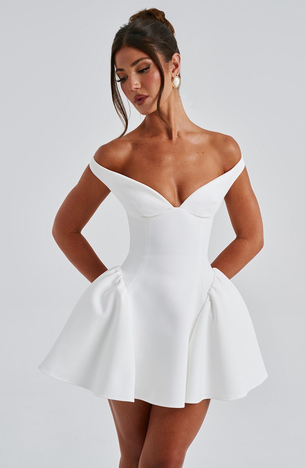 Liora™ Mini Dress - Ivory