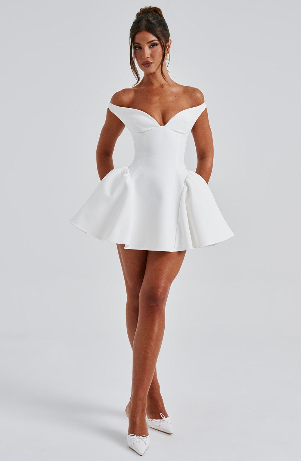 Liora™ Mini Dress - Ivory