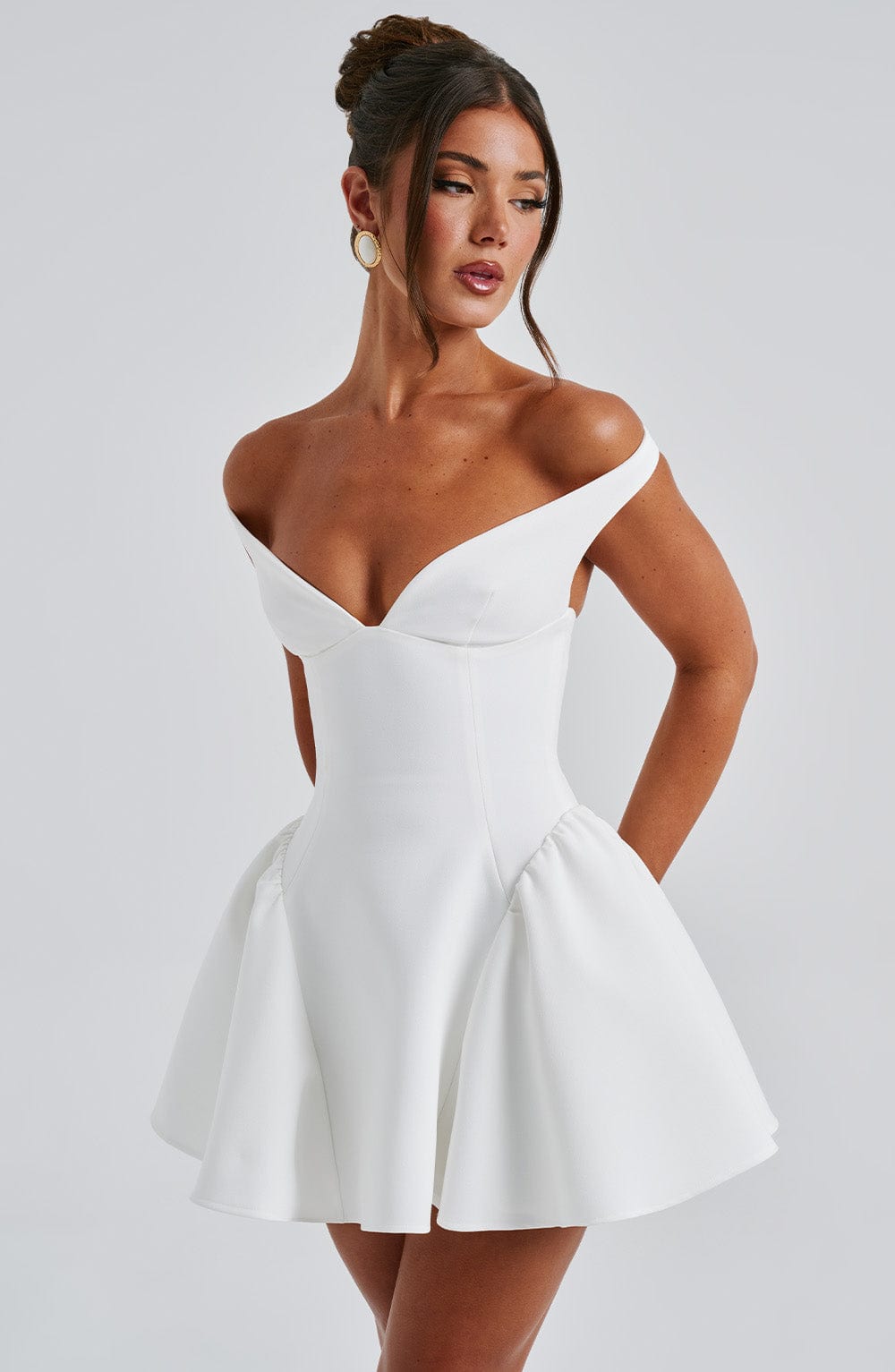 Liora™ Mini Dress - Ivory