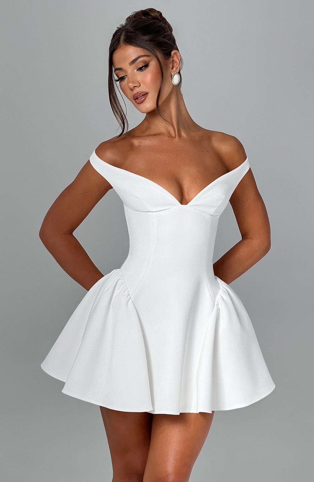 Liora™ Mini Dress - Ivory