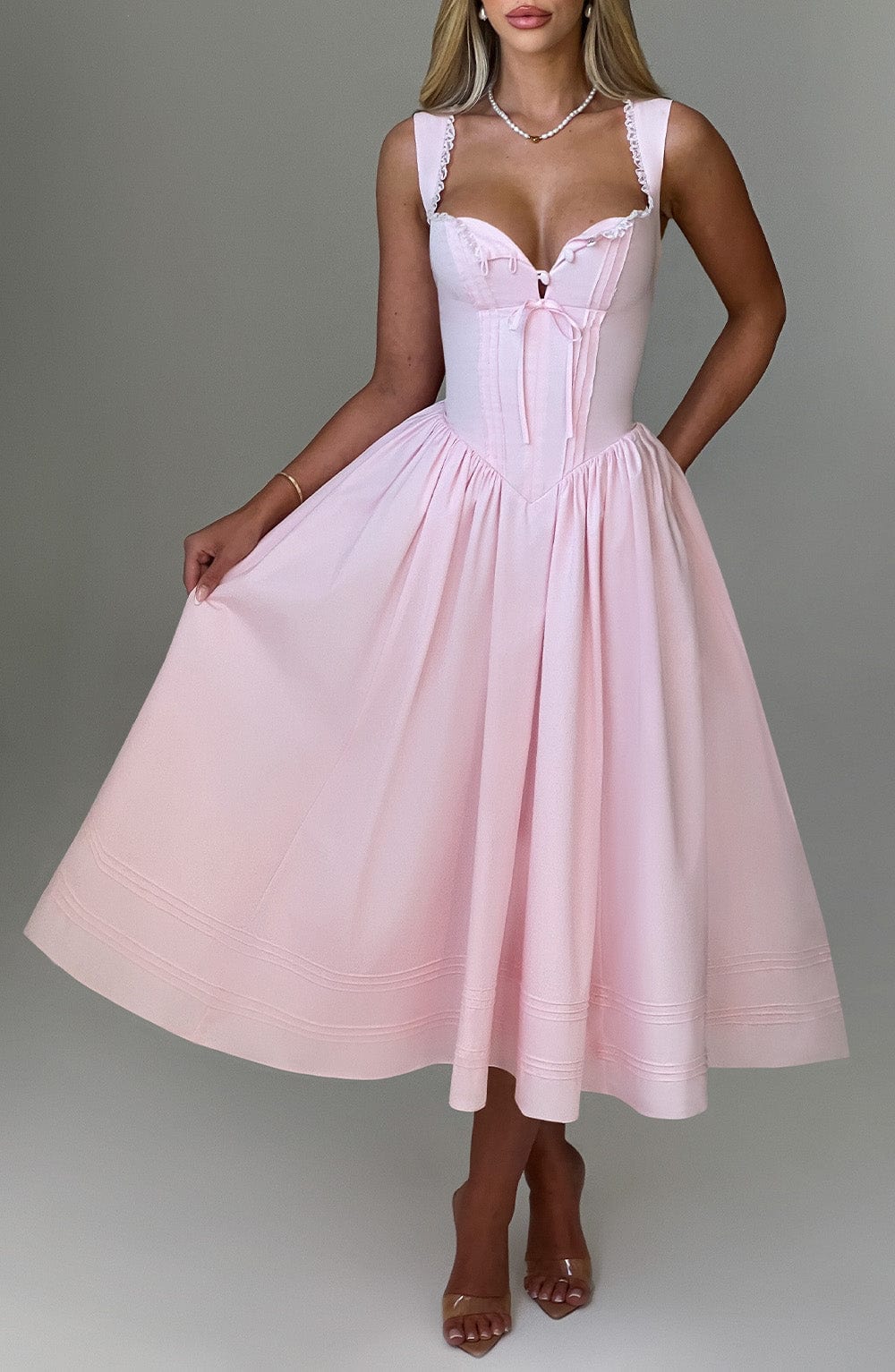 Violetta™ Midi Dress - Blush