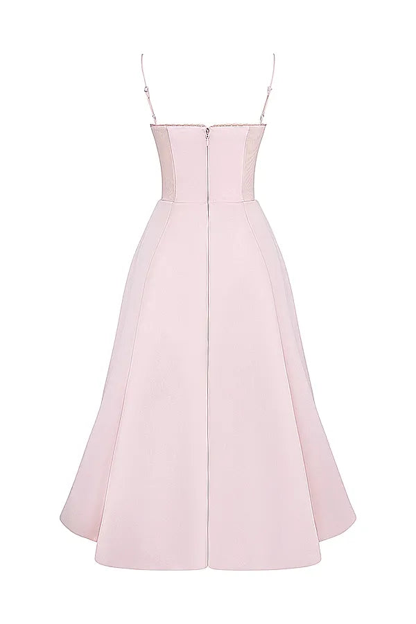 ELOVIA™ MIDI DRESS - BLUSH