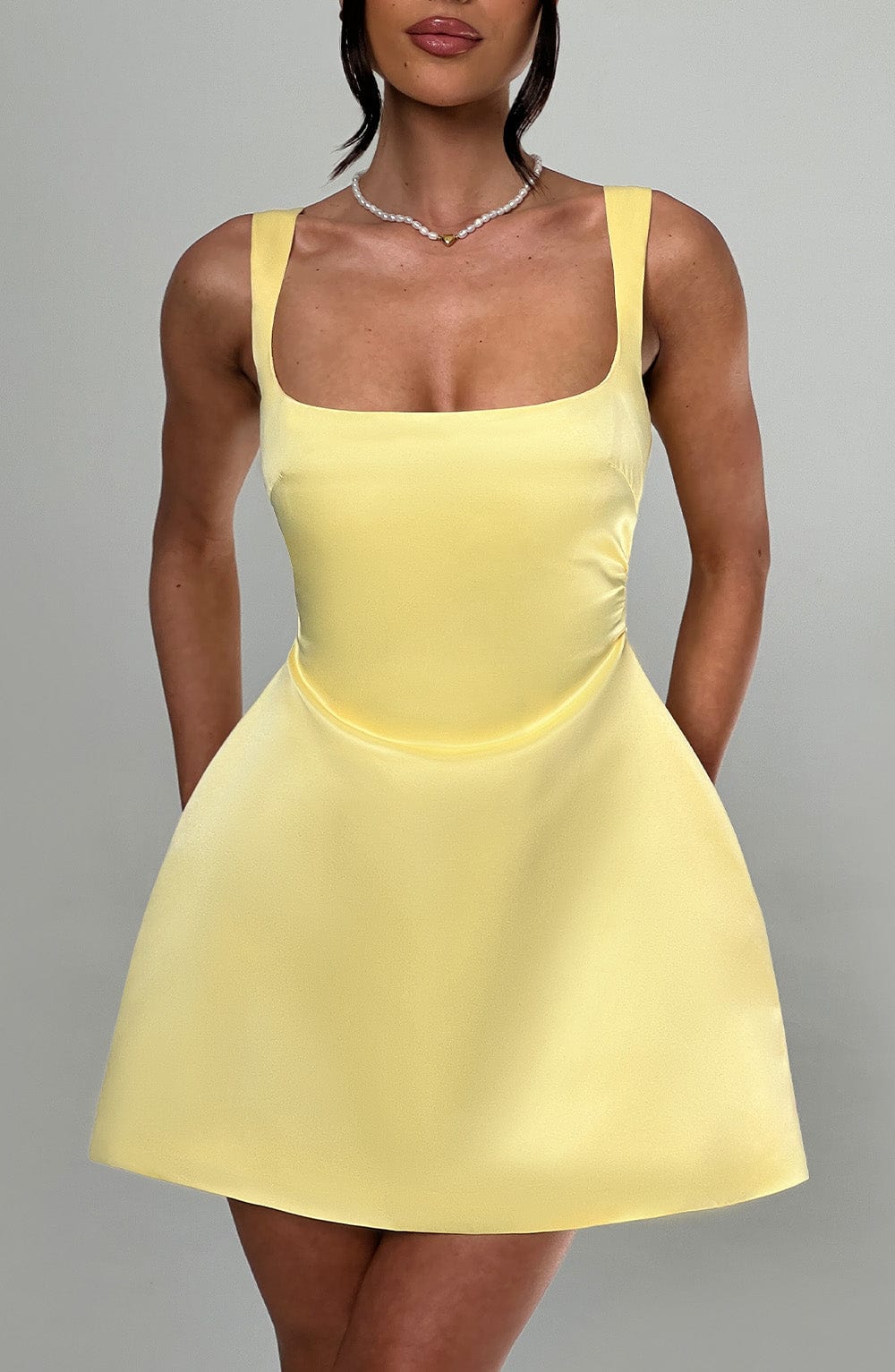 Sofie™ Mini Dress - Lemon