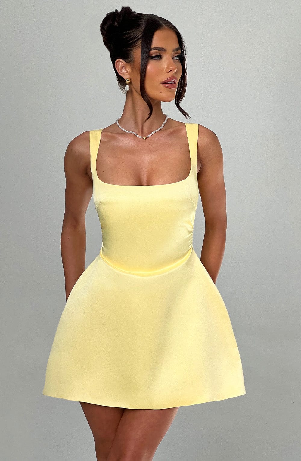 Sofie™ Mini Dress - Lemon