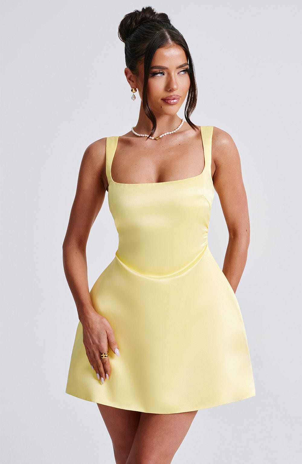 Sofie™ Mini Dress - Lemon