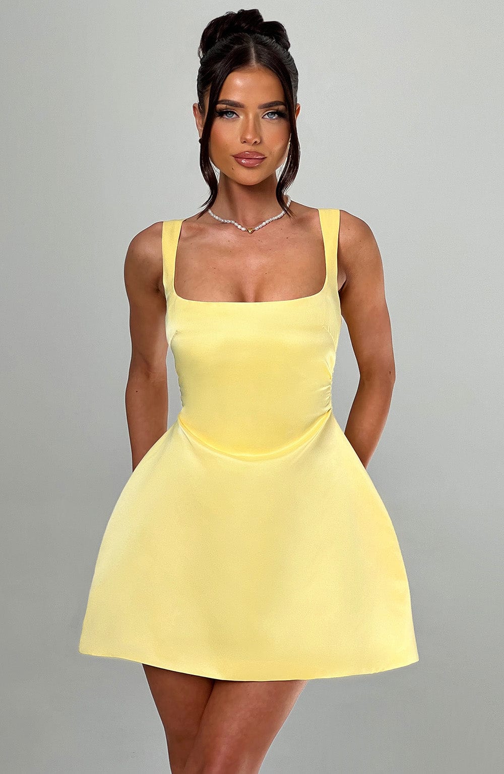 Sofie™ Mini Dress - Lemon