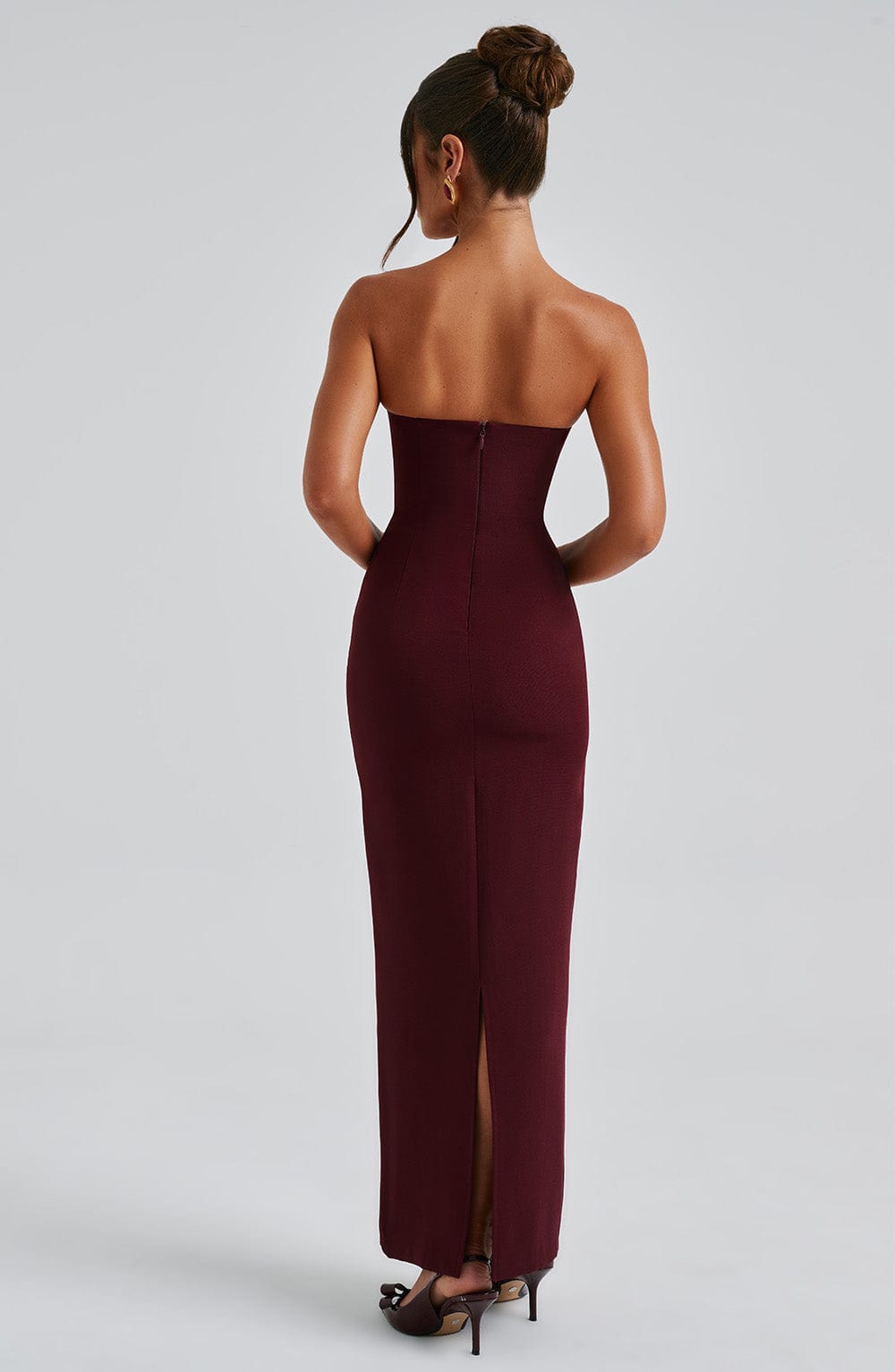 Zerelle™ Maxi Dress - Cherry Lacquer